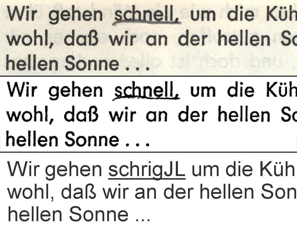 steps when performing OCR (Wikipedia)